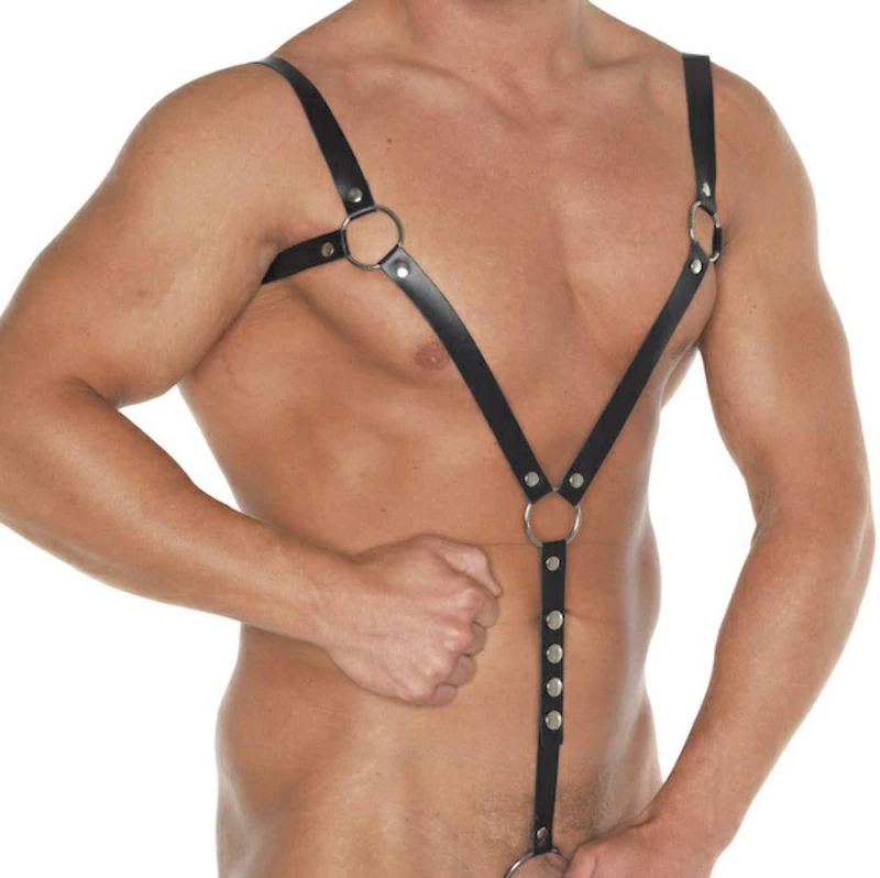 Rimba - Bodyharnas with Cockring Ã Review Black