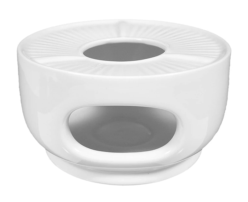 Seltmann 001.217161 Rondo/Liane Porcelain Teapot Warmer Round White - Image 1
