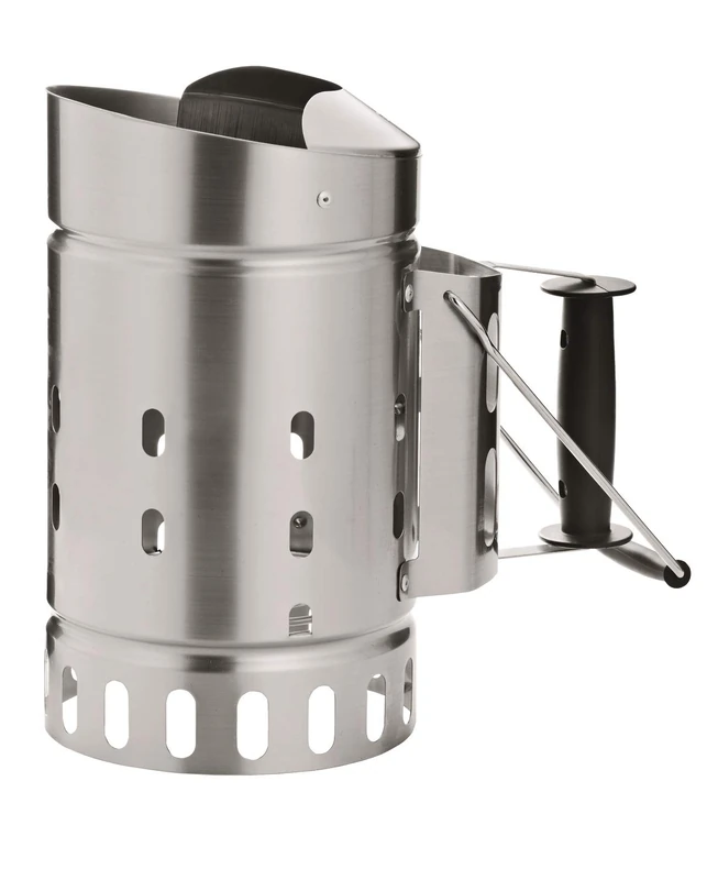 RÖSLE 25039 Charcoal Starter, Stainless Steel, 33.5x18.7x33 cm
