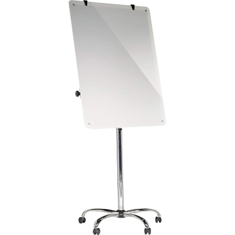 Bi-Office Glass Mobile Easel, Magnetic, 70 x 100 cm