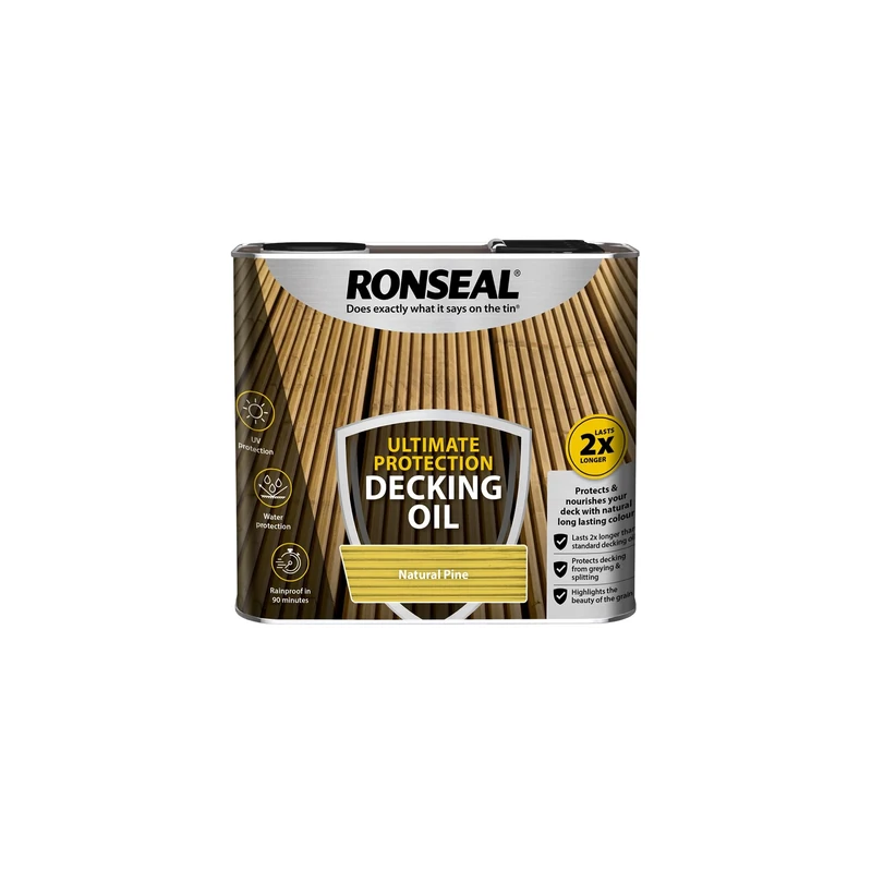 Ronseal Ultimate Protection Decking Oil 2.5L (Natural Pine)