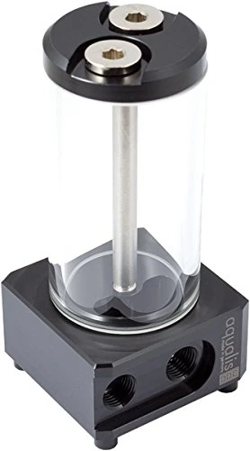 Aqua Computer Aqualis DDC 100 ml, Hardware Cooling Accessory (G1/4 – G1/4 Black, 62 mm, 62 mm, 52 mm)