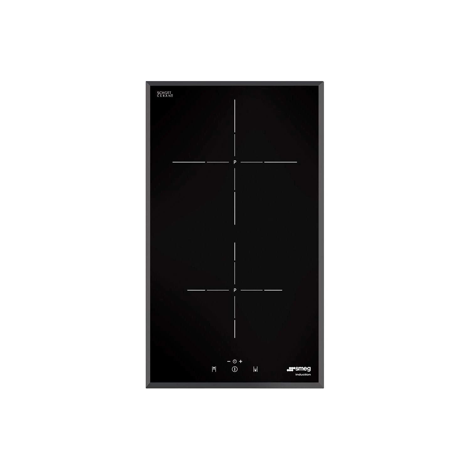 Smeg 30cm 2 Zone Domino Induction Hob with Bevelled Edge