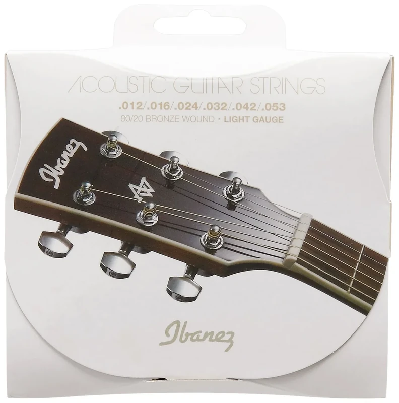 Ibanez IACS6C Acoustic Guitar Bronze Strings Set - Light Gauge, Gold,Silver