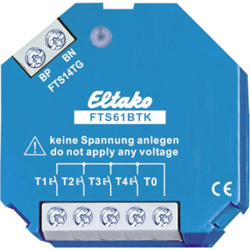 Eltako FTS61BTK Bus Coupler for Connection to Push Button Gateway, Pack of 1,