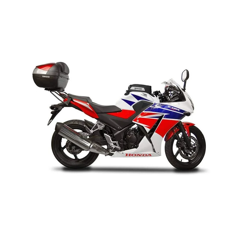 SHAD H0CR11ST Top Case Fitting Kit for Honda CBR125/250 2011, Black