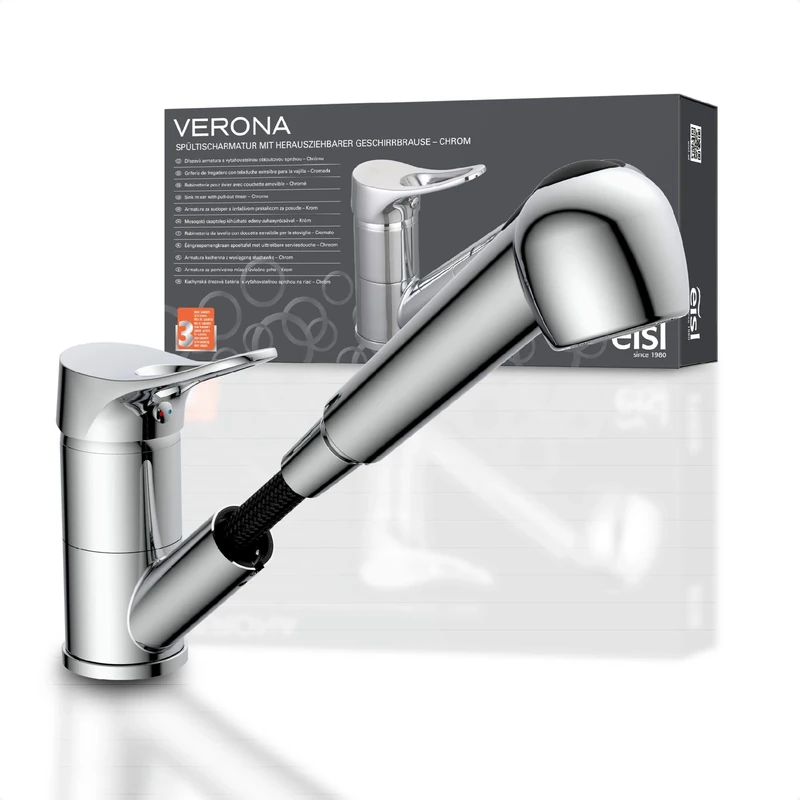 EISL Verona NI075VECR Single-Lever Sink Mixer Tap, NI183VECR