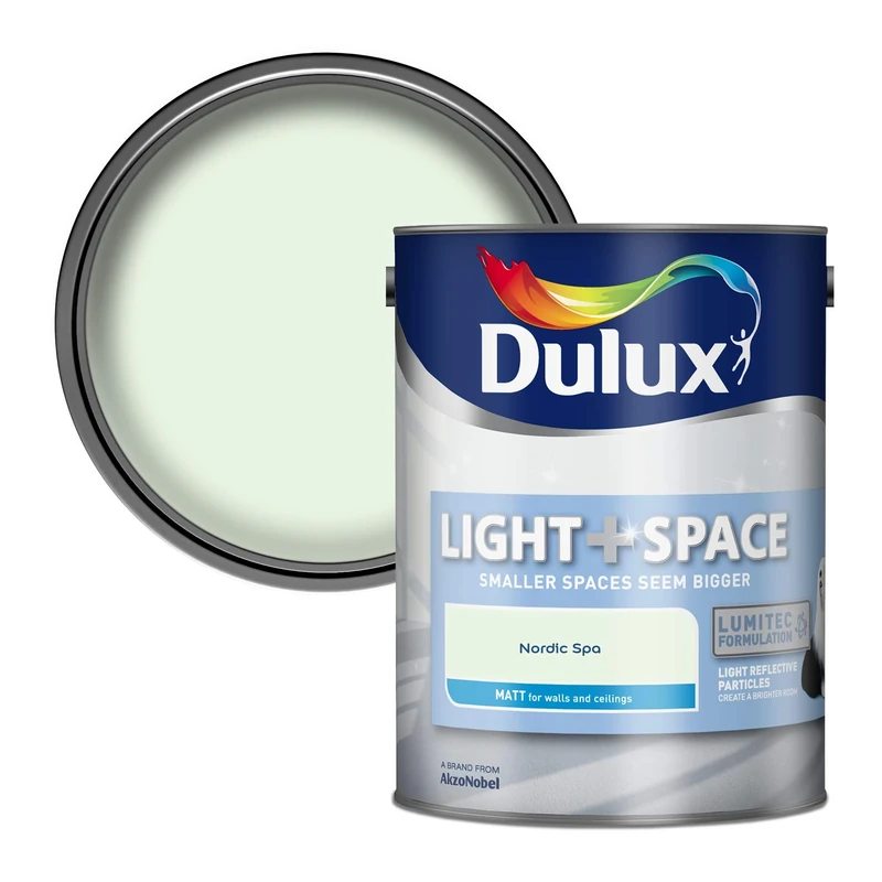 Dulux Light & Space Matt Emulsion Paint - Nordic Spa - 5L