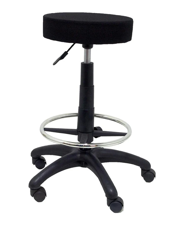 5 Star 72 cm Revolving Stool - Black
