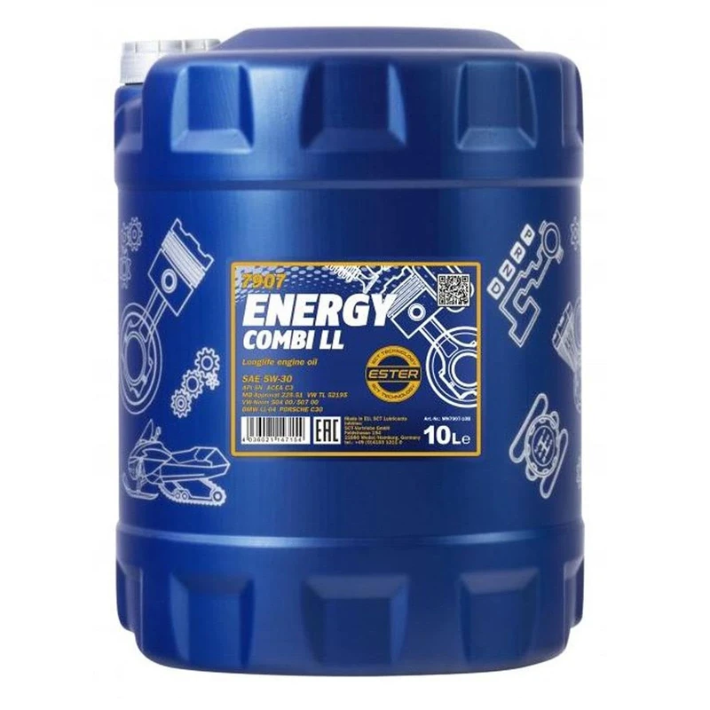 MANNOL Energy Combi LL 5W-30 API SN/CF Engine Oil, 10 Litres