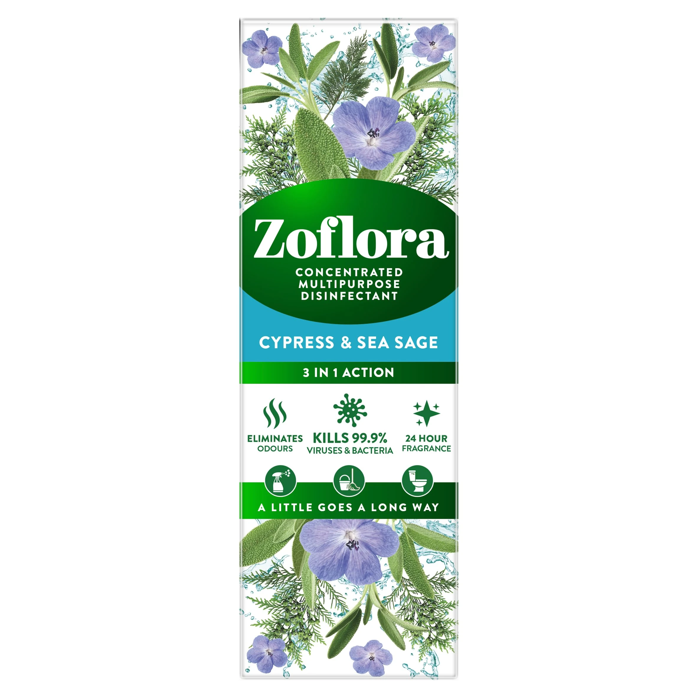 Zoflora Cypress & Sea Sage Disinfectant Concentrate 250ml