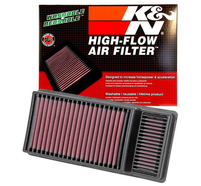 K&N Replacement air filter compatible with Ford F250/F350/F450/F550/F650 2011-2016 (33-5010)