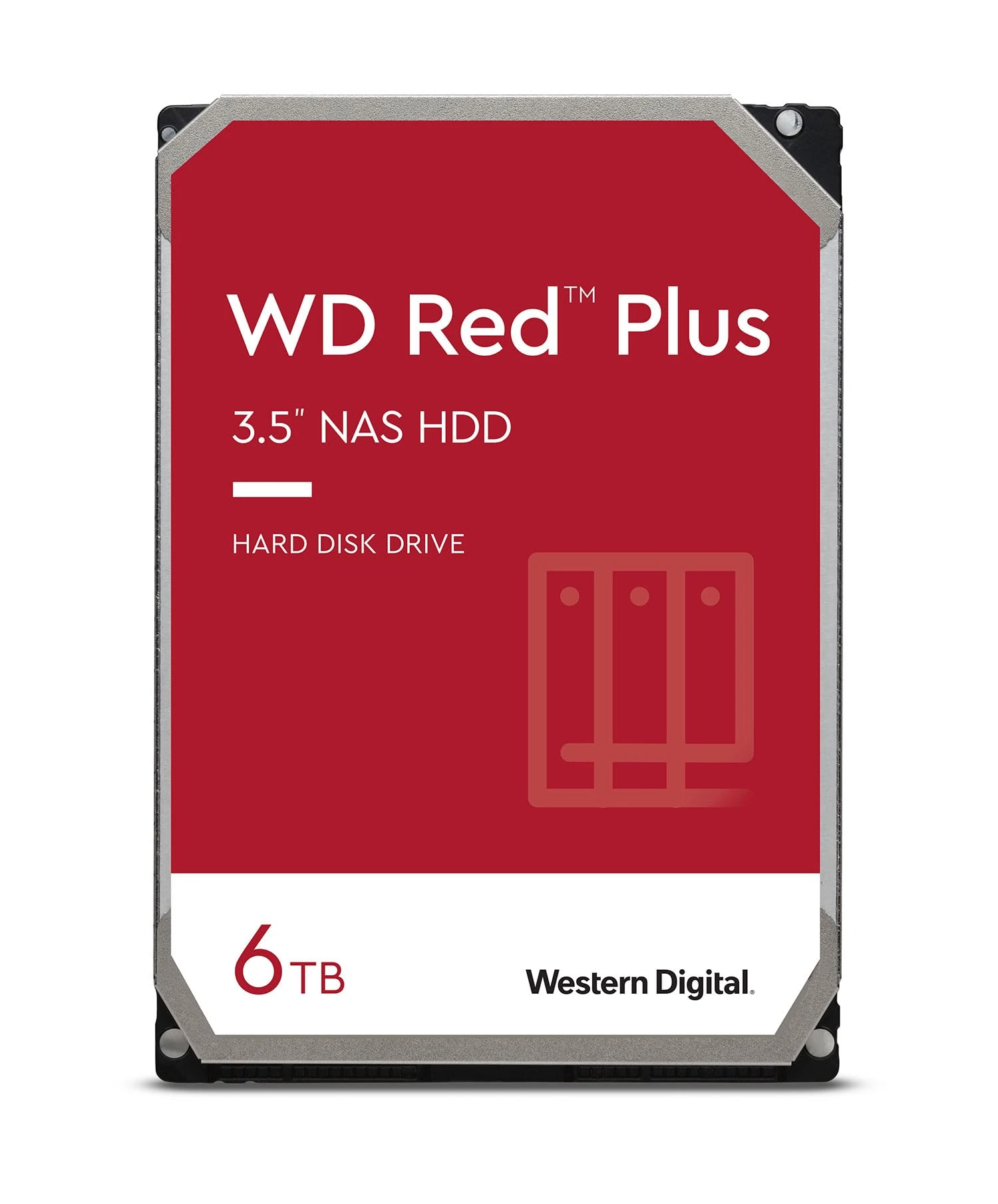 WD Red 6TB 3.5 Inch NAS Internal Hard Drive - 5400 RPM - WD60EFRX
