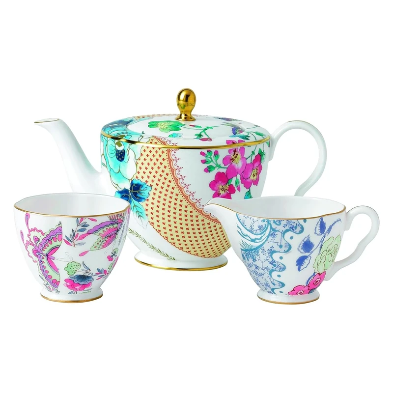 Wedgwood 40003932 Butterfly Bloom Teaware & Coffee Sets, Ceramic, Multi