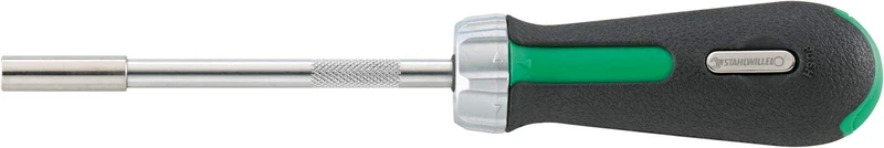 Stahlwille STW18120001 1/4-Inch Hex Ratchet Bit Holder - Silver