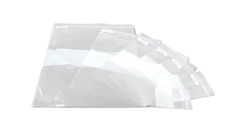 Medline NONZIP810 Plastic Zip Closure Bags with White Write-On Block, 8" x 10" (Pack of 1000)