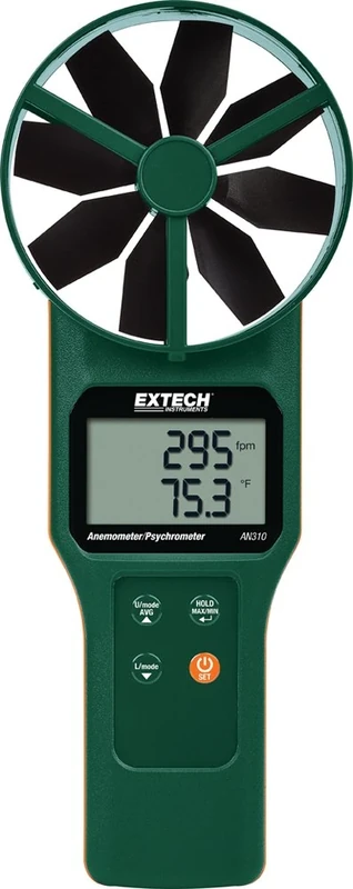 Extech AN310 Vane CFM/CMM Anemometer/Psychrometer