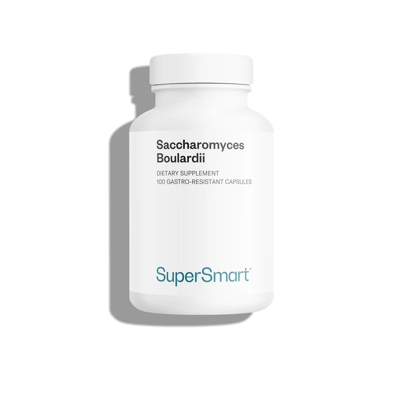 Saccharomyces Boulardii - Helps Rebalance Gut Flora and Reduce Digestive Discomfort - 20 Billion CFU - Probiotic - Ultra Yeast - Vegan - DrCaps™ - SuperSmart - Image 1