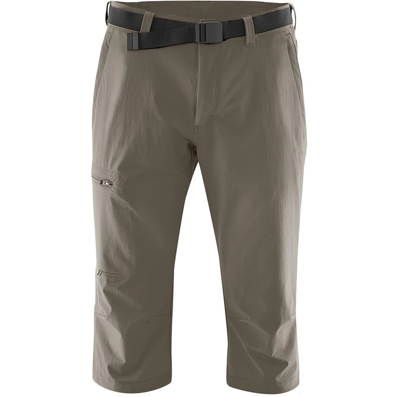 maier sports Huang, Men's Short Hiking Trousers, Water-Repellent Bermuda Shorts for Trekking and Hiking, PFC-Free, mSTRETCH pro 4 & dryprotec Teak - Image 1