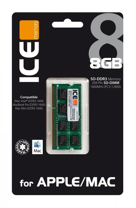 ICEmemory IMRSA31600G8 8 GB SO-DDR3 RAM Memory for MacBook Pro/iMac/MacMini
