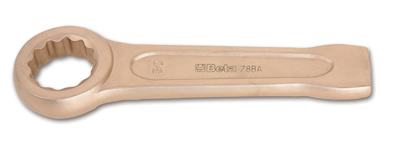 Beta 780822 Model 78 BA22 Sparkproof Bi-hex Ring Slogging Spanner, 22 mm
