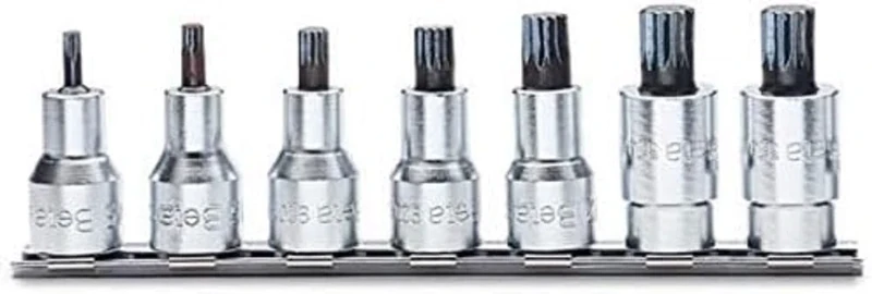 Beta 9200579 Model 920 XZN/SB7 Socket Drivers with Xzn Profile for Item 920xzn On Support, 1/2 Drive, 7 Pieces