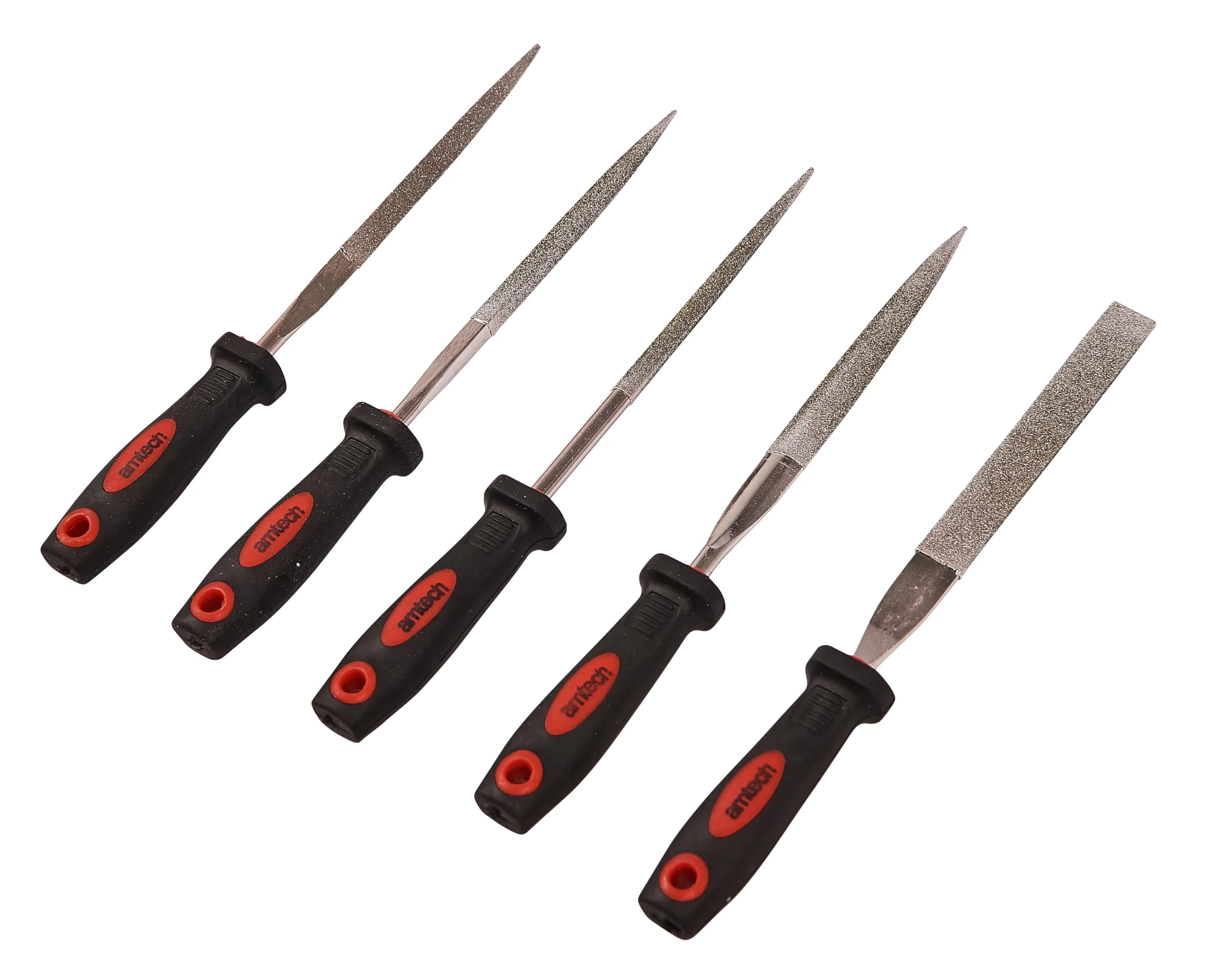 Amtech E1330 5 Piece 100mm (4") Diamond File Set