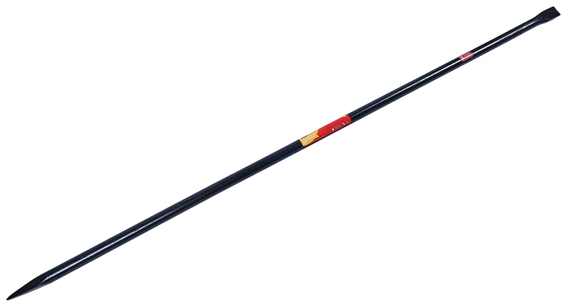 Amtech – Heavy Duty Wrecking Bar, Hand-Forged Carbon Steel with Chisel & Pointed Ends for Demolition, Prying & Breaking, 1.5m (60") / 6.05kg