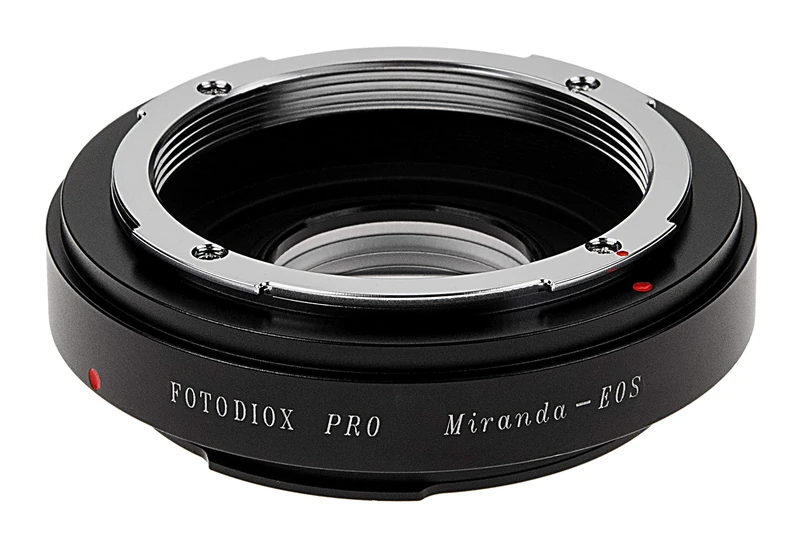 Fotodiox Pro Lens Mount Adapter Compatible with Miranda (MIR) Lenses on Canon EOS EF/EF-S Cameras