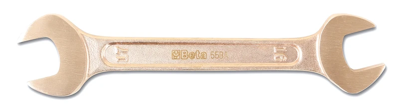Beta 550807 Sparkproof Double Open End Spanner, 16mm x 17mm