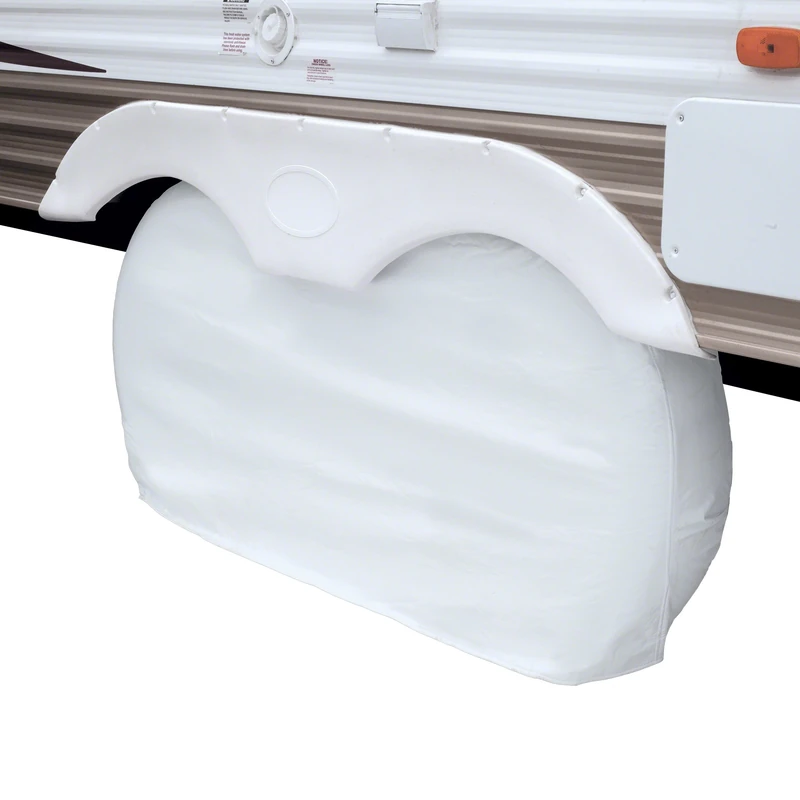 Classic Accessories Over Drive RV Universal, Fits wheels 26.75" - 29.75"DIA, White