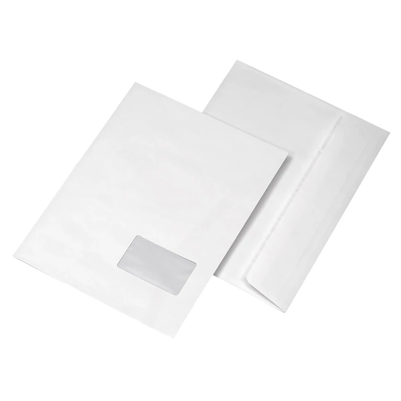 Mailmedia 284230 Gusset Envelopes with Peel and Seal C4 White