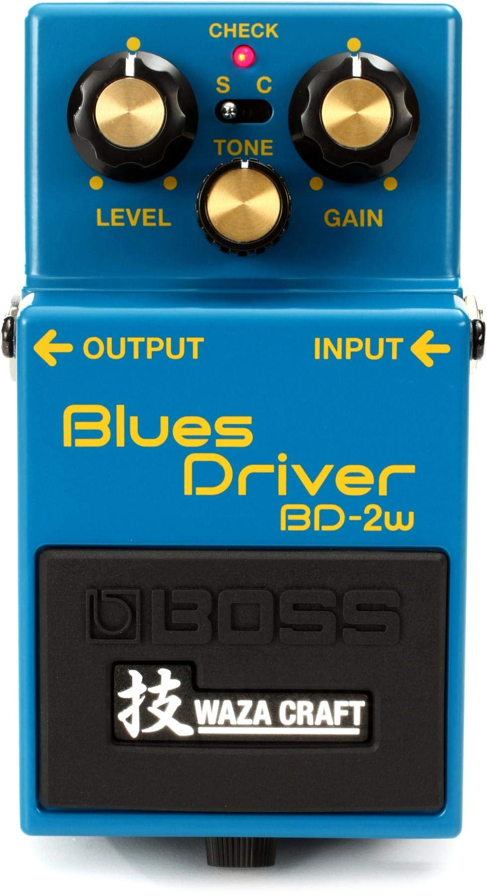 BOSS BD-2W Blues Driver | Premium Waza Craft Guitar Effect Pedal with Analog Circuitry | True Reproduction of the Legendary BD-2 Blues Driver | Standard & Custom Playing Modes