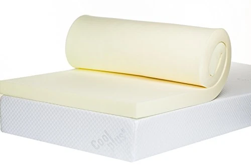 Southern Foam 3 Inch Small Double Memory Foam Mattress Topper