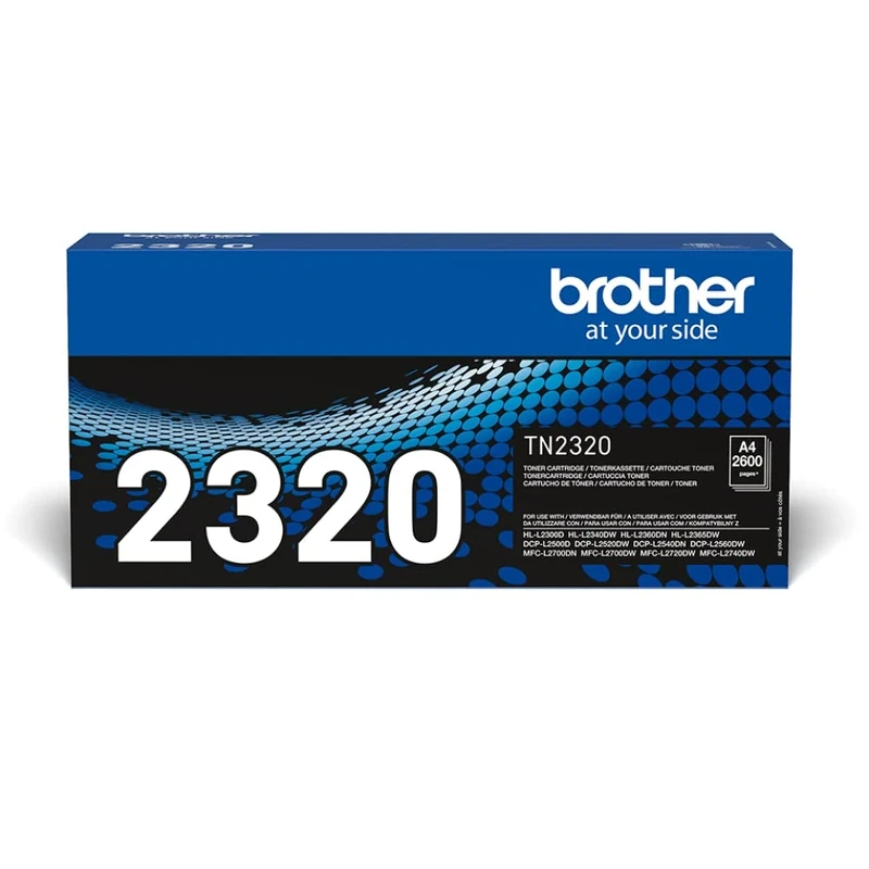 Brother TN-2320 Toner Cartridge, Black, Single Pack, High Yield, Includes 1 x Toner Cartridge, Genuine Supplies