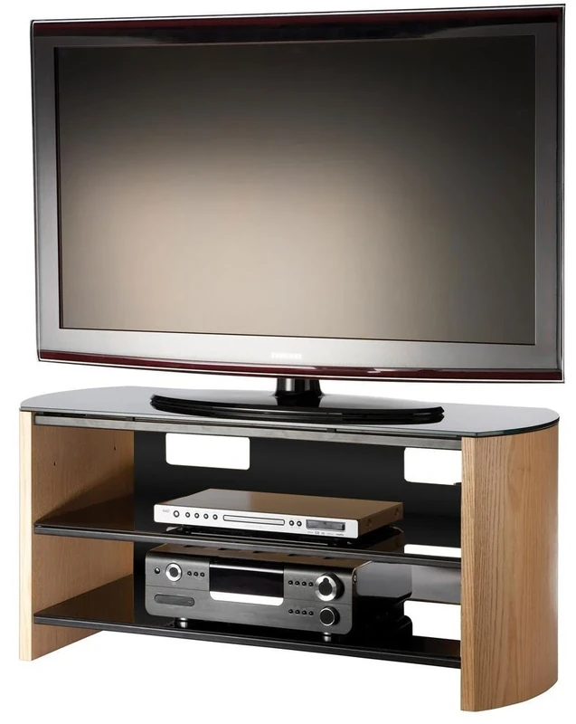 Alphason Finewoods TV Stand 1100 - Light Oak