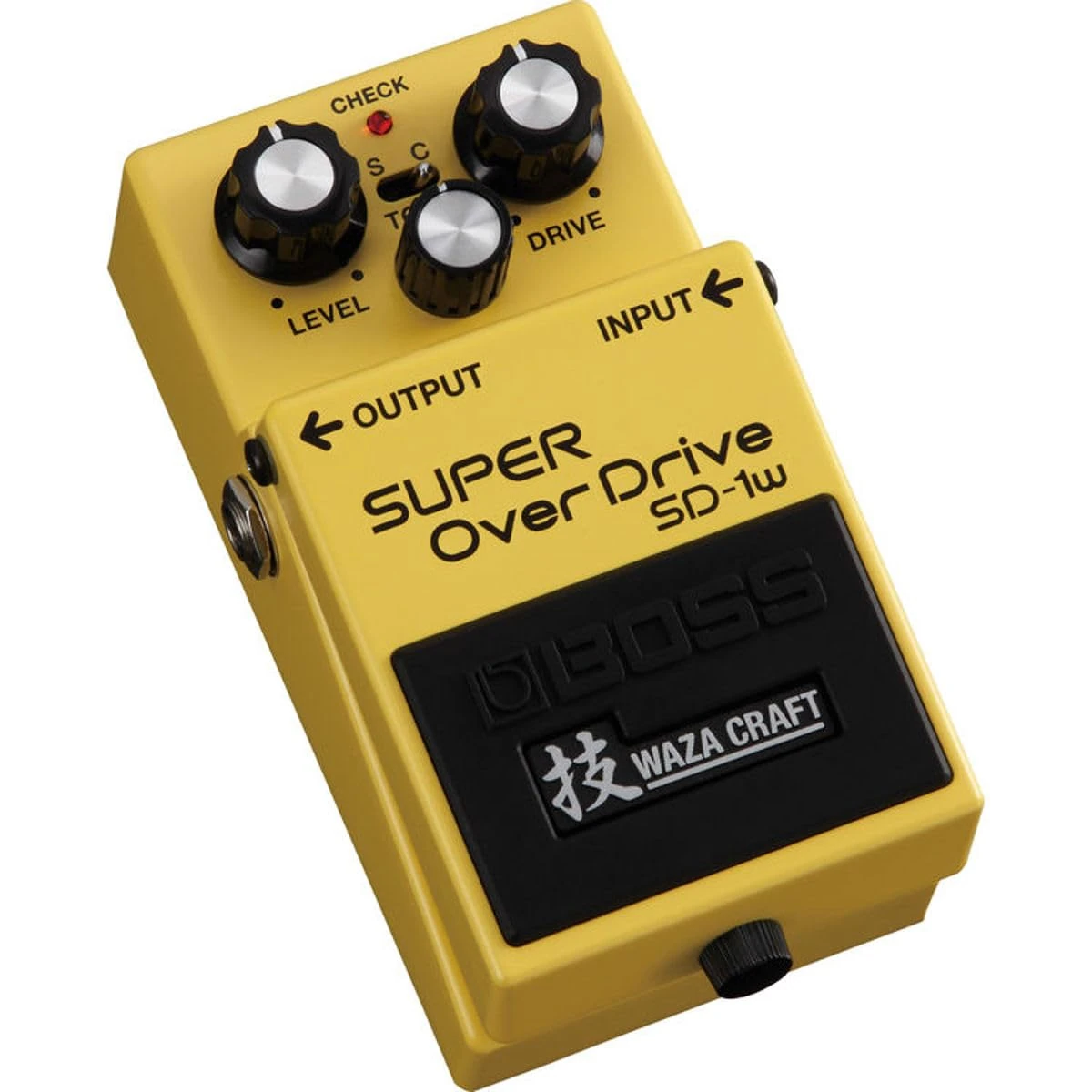 BOSS SD-1W SUPER OverDrive | Premium Waza Craft Guitar Effect Pedal with Analog Circuitry | True Reproduction of the Legendary BOSS SD-1 SUPER Overdrive | Standard & Custom Playing Modes
