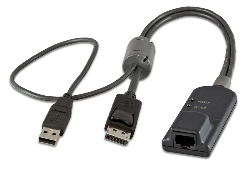 Vertiv Avocent MPU KVM Interface Module, Virtual Media Common Access Card (CAC), USB, Keyboard-Mouse, RJ-45 Female Network, for Vertiv Avocent Merge Point Unity (MPUIQ-VMCDP), DisplayPort Cable - Image 1