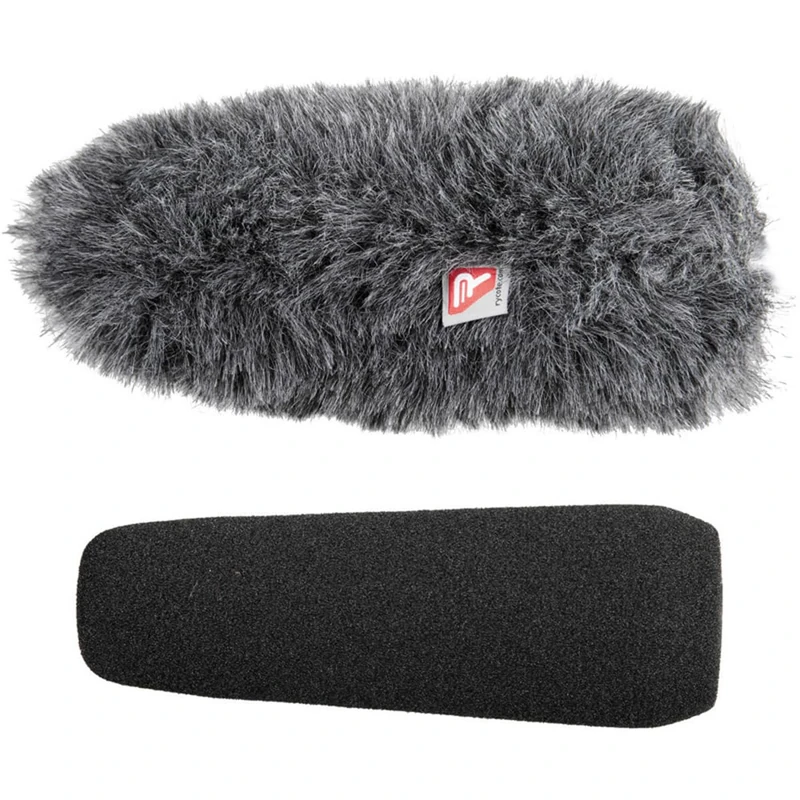 Rycote 055205 12cm 19/22 Standard Hole SGM Foam and Windjammer, Grey