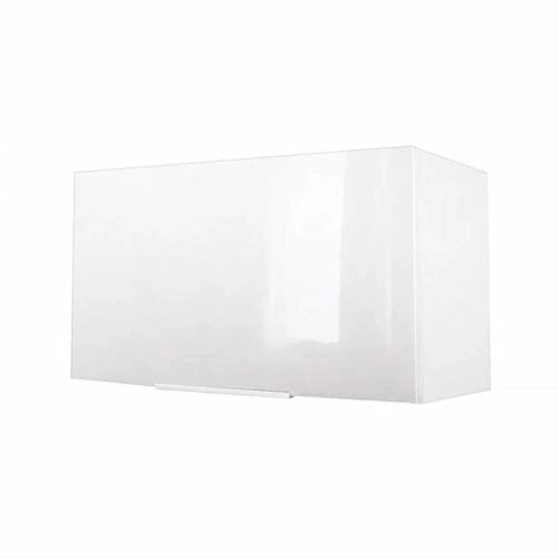 Berlioz créations CH6HB - Hood Style Wardrobe, High Gloss, Dimensions: 60 x 34 x 35 cm, Color: White - Image 1