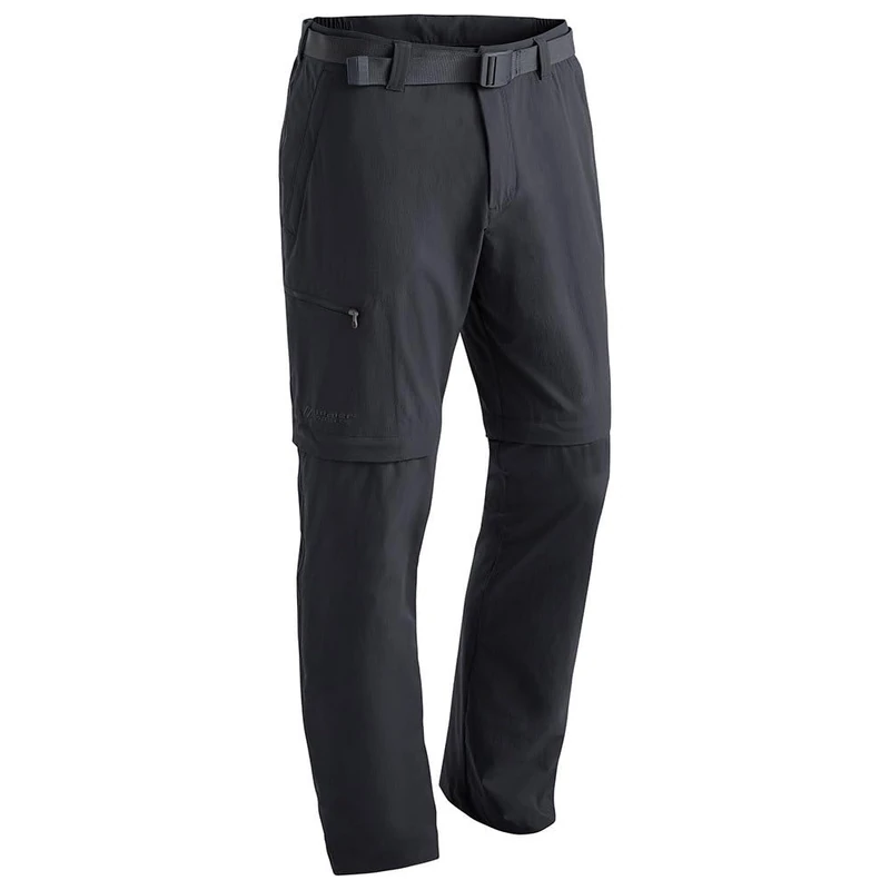 maier sports Men's Tajo Functional Outdoor Stretch T Zip Pants - Black, XXXX-Large - Image 1