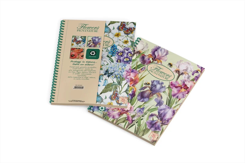 Pigna Flowers - writing notebooks