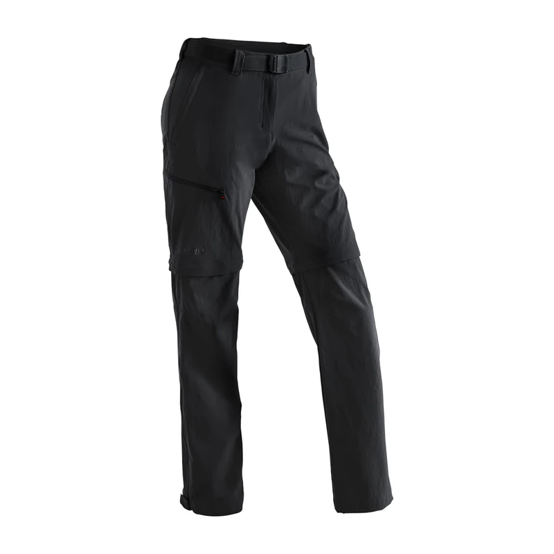 maier sports Women's NATA Functional Outdoor Zip Off Stretch Pants - Black, X-Small