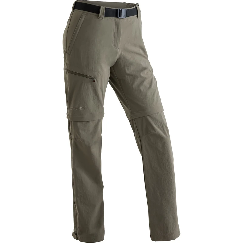 Maier Sports Nata, Women's hiking trousers, Water-repellent outdoor trousers for trekking and hiking, Handy T-zip-off function, PFC-free, mSTRETCH pro 4 & dryprotec