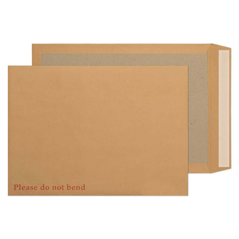 Blake Purely Packaging C3 (A3) 450 x 324 mm Board Back Pocket Peel & Seal Envelopes (4200) Manilla - Pack of 100