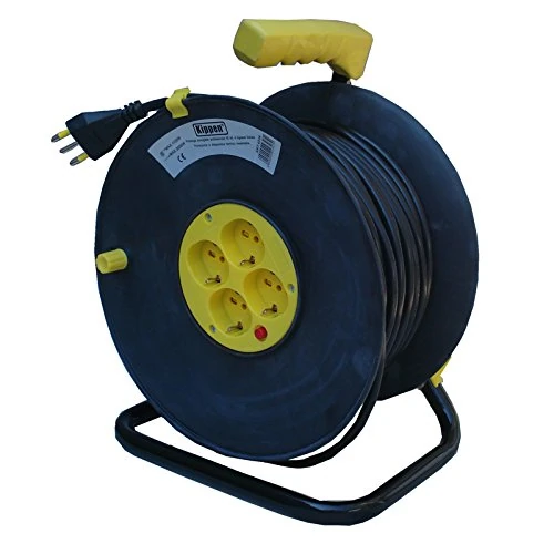 Kippen 4033 Cable Reel with Thermal Circuit Breaker Length 25 m