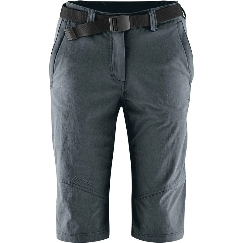 maier sports Lawa, Women's Short Hiking Trousers, Water-Repellent Bermuda Shorts for Trekking and Hiking, PFC-Free, mSTRETCH pro 4 & dryprotec Black
