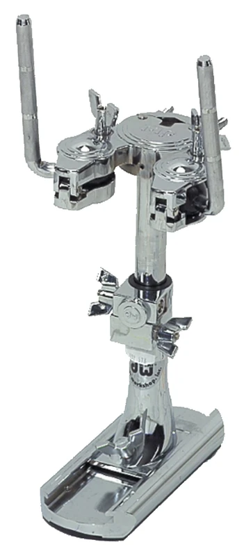 Bass Drum Double Tom Mount Satin Chrome