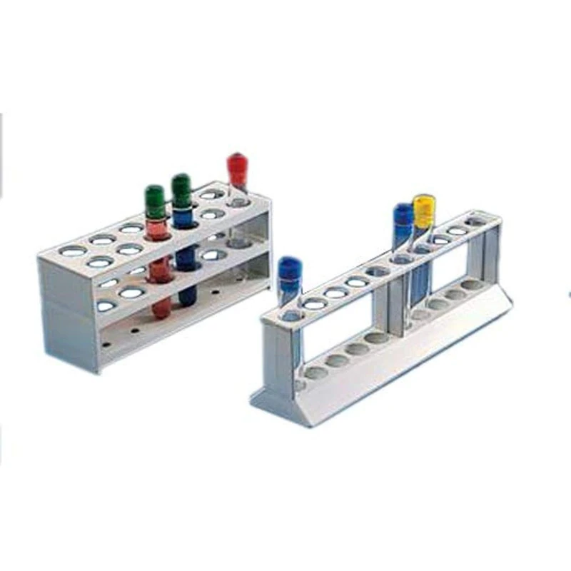 Kartell 1211Z31EA 259885 Polyethylene Test Tube Rack for 12-13 mm Test Tubes, 12 Place