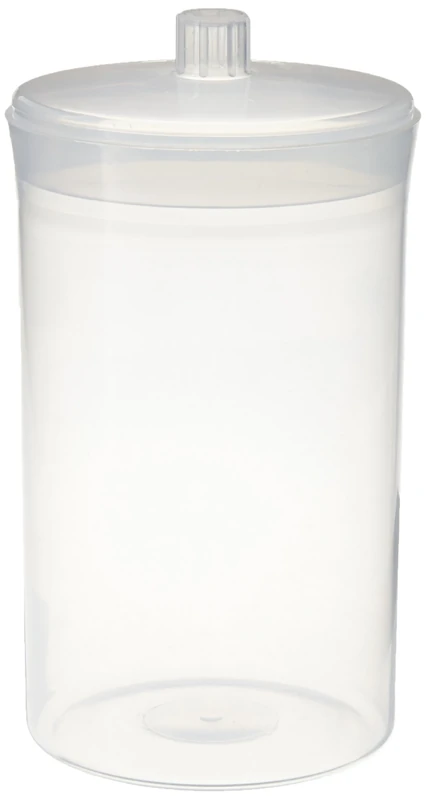 Kartell 1211Z87PK 261154-0007 Polypropylene Autoclavable Weighing Bottle with Polypropylene Lid, 70 mm OD x 118 mm Height, 360 ml Capacity, 40 g tare Weight (Pack of 10)